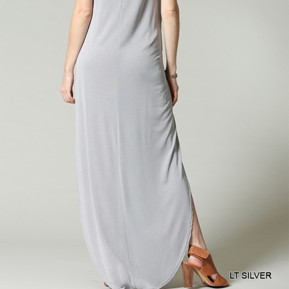 Maxi dress with tie detail - Picture 3 of 4